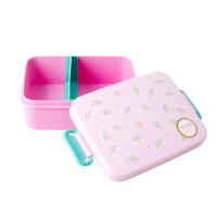 Pink Rainbow Print Lunchbox By Rice DK